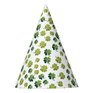 Saint Patrick's Day lucky clovers Party Hat
