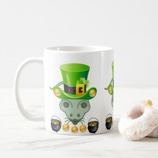 Saint Patrick's Day Mug (With Donut)