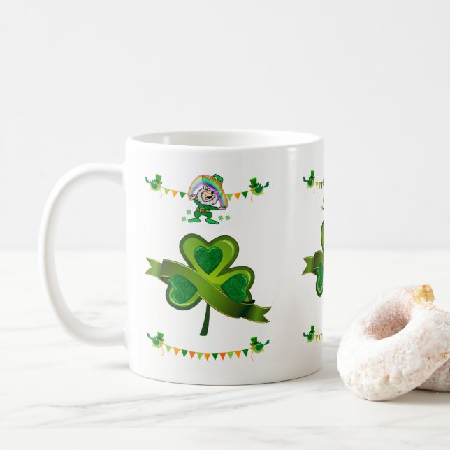 Saint Patrick's Day Mug (With Donut)