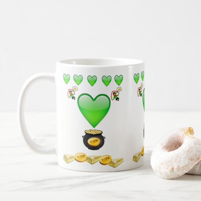 Saint Patrick's Day Mug (With Donut)