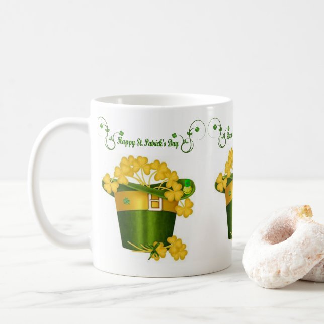 Saint Patrick's Day Mug (With Donut)