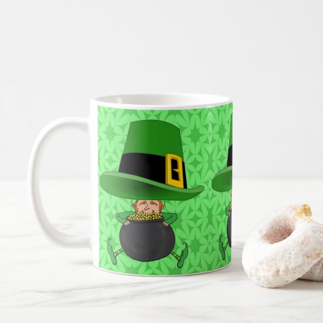 Saint Patrick's Day Mug (With Donut)