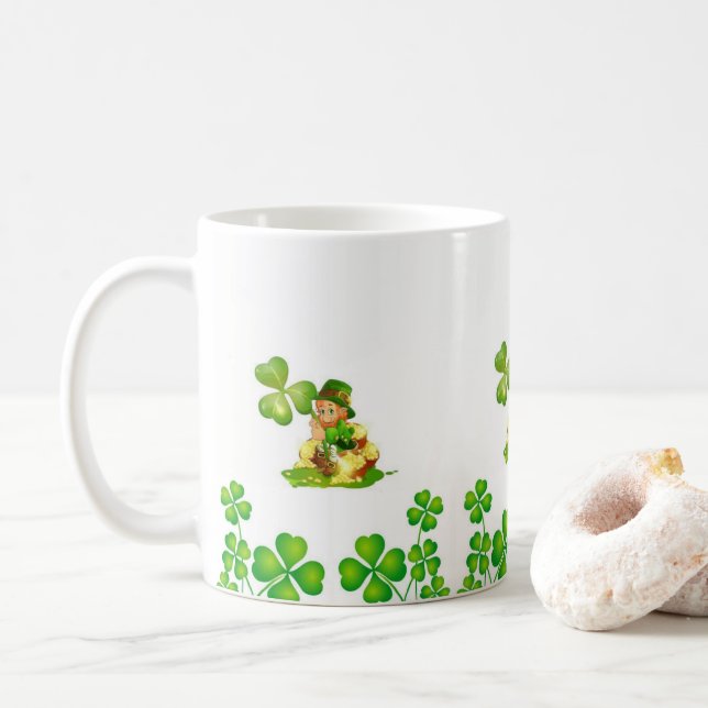 Saint Patrick's Day Mug (With Donut)