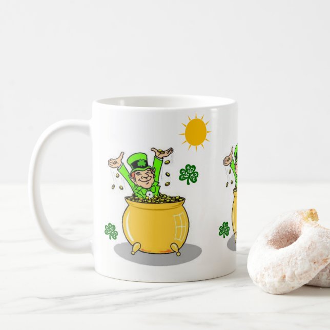 Saint Patrick's Day Mug (With Donut)