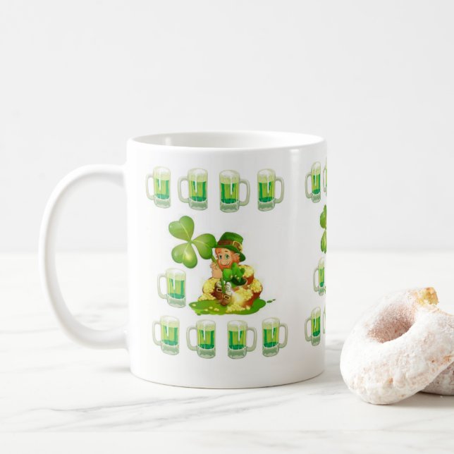 Saint Patrick's Day Mug (With Donut)