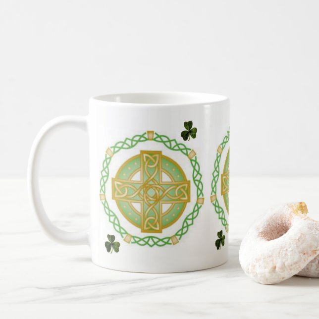 Saint Patrick's Day Mug (With Donut)