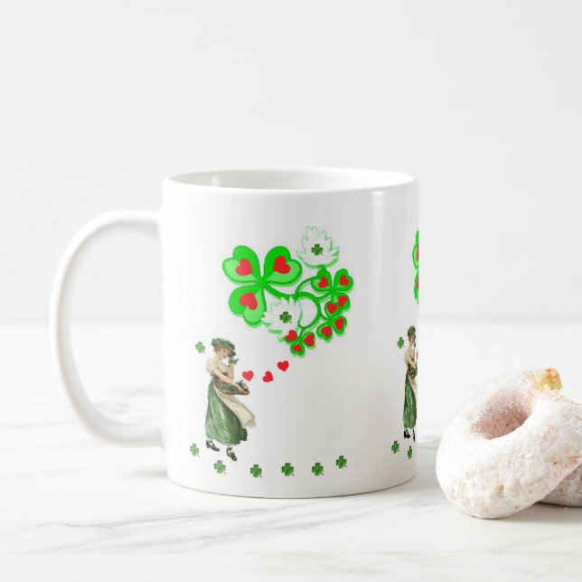 Saint Patrick's Day Mug (With Donut)
