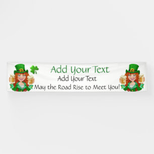 Saint Patrick's Day or Irish Business Decor Banner
