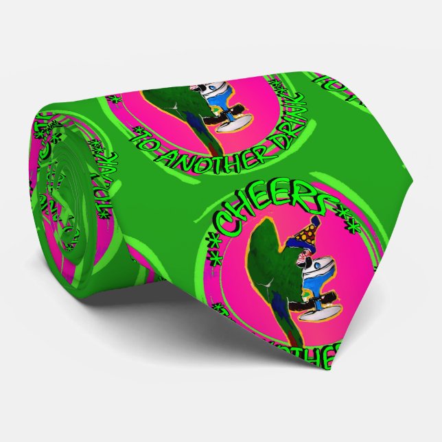 SAINT PATRICKS DAY PARROT TIE (Rolled)