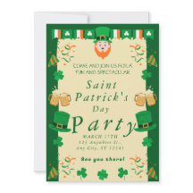 Saint Patrick's Day Party Invitation 