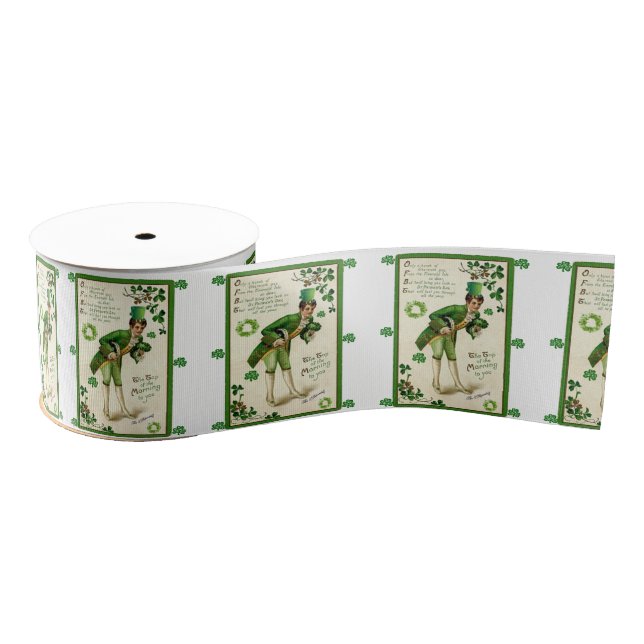 Saint Patrick's Day Ribbon Grosgrain Ribbon (Spool)