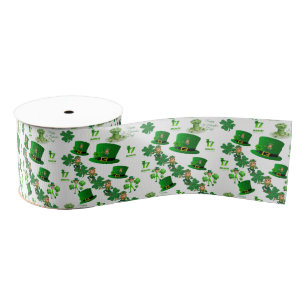 Saint Patrick's Day Ribbon Grosgrain Ribbon