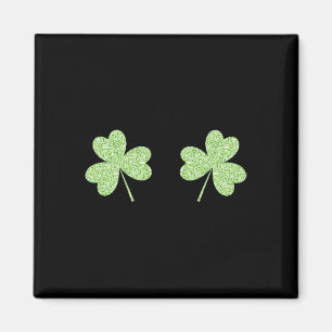 Saint Patricks Day Shamrock Breast St.patrick's Da Magnet