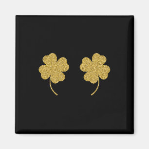 Saint Patricks Day Shamrock Breast St.patrick's Da Magnet