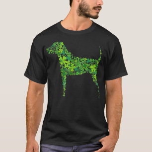 Saint Patrick's Day shamrock dog design T-Shirt
