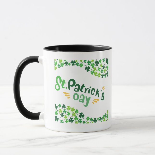 Saint Patrick's Day,Shamrock,Irish  Mug (Left)