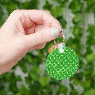 Saint Patrick's Day shamrock Key Ring