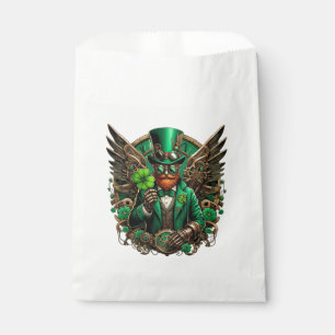 Saint Patrick's Day steampunk clover Favour Bag