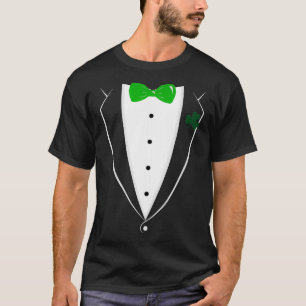 Saint Patricks Day Tuxedo Formal Beer Drinking T-Shirt