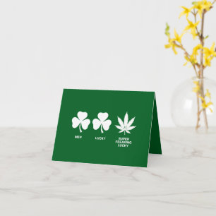 Saint Patricks Funny Party for Guys  Card