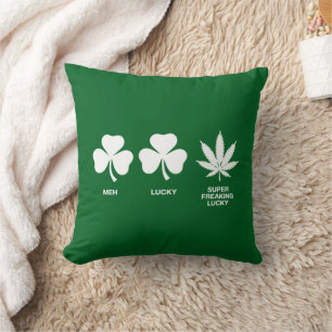Saint Patricks Funny Party for Guys  Cushion