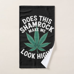 Saint Patricks Funny Party for Guys Great Parade Hand Towel