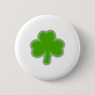 Saint Patrick'S Shamrock Drawing 6 Cm Round Badge