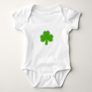 Saint Patrick's Shamrock Drawing Baby Bodysuit