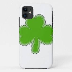 Saint Patrick's Shamrock Drawing iPhone 11 Case