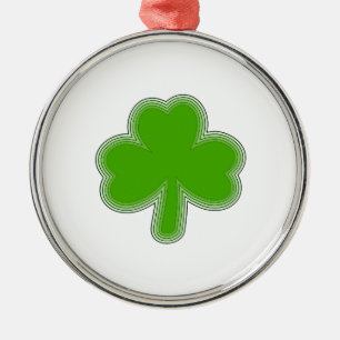 Saint Patrick's Shamrock Drawing Metal Tree Decoration