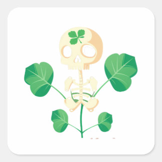 Saint Patricks Shenanigans Square Sticker