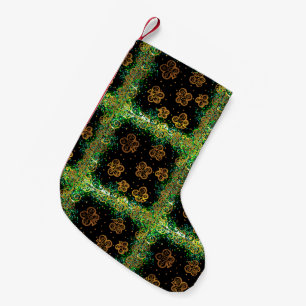 Saint Patty Art Small Christmas Stocking