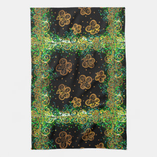 Saint Patty Art Tea Towel