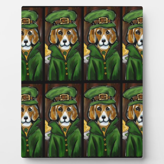 SAINT PATTY BEAGLE PLAQUE (Front)