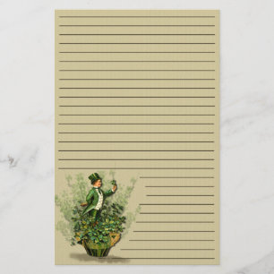 Saint Patty's Day Gent- Stationary- Stationery