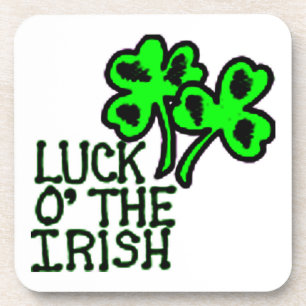 Saint Patty's Luck of the Irish Cork Coaster