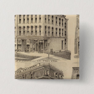 Saint Paul Business College, Minnesota 15 Cm Square Badge