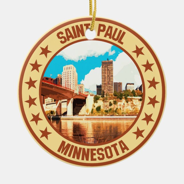 Saint Paul                                         Ceramic Ornament (Front)