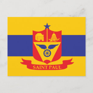 Saint Paul flag Postcard