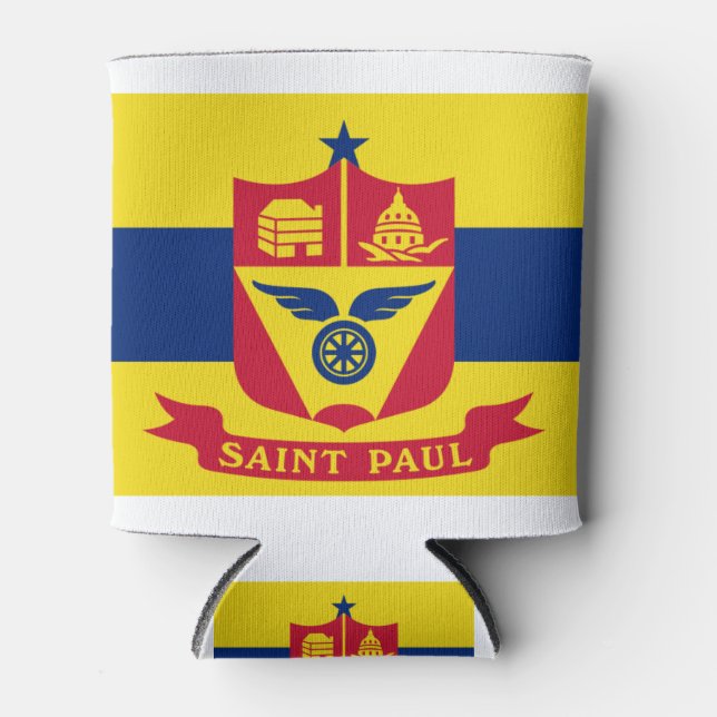 Saint Paul Minnesota Can Cooler (Front)