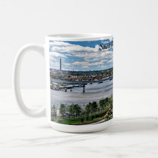 Saint Paul, Minnesota Landscape Coffee Mug (Left)