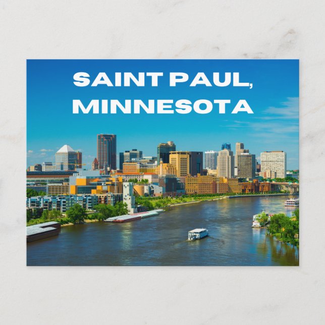 Saint Paul Minnesota Postcard Souvenir (Front)