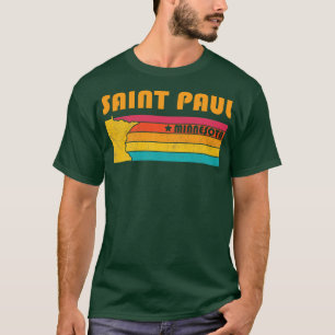 Saint Paul Minnesota Vintage Distressed Souvenir T-Shirt