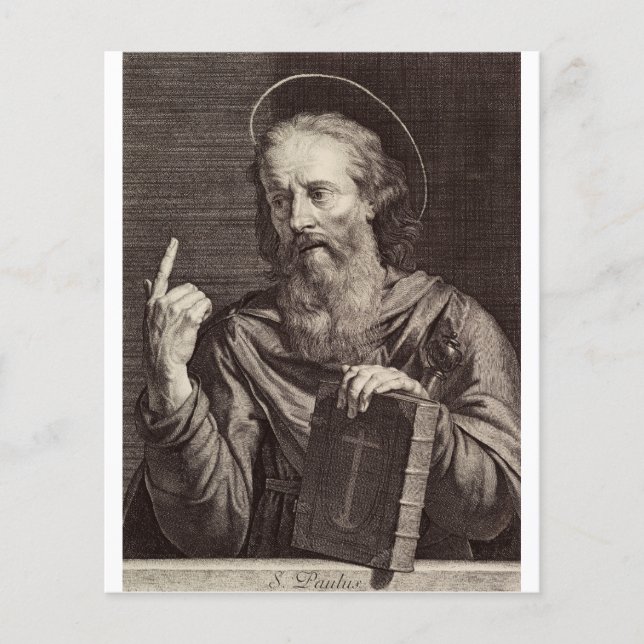 Saint Paul the Apostle Patron Saint of Writers (Front)