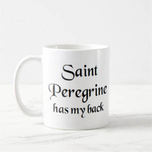 saint peregrine coffee mug