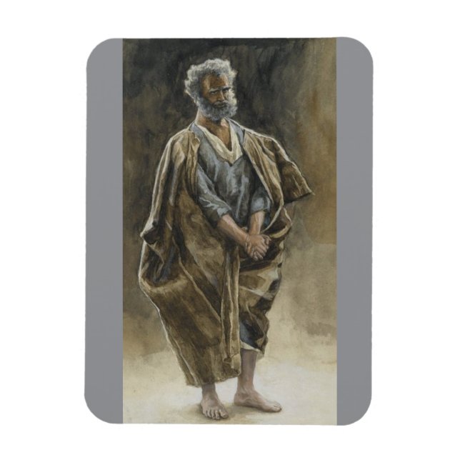 Saint Peter Apostle by James Tissot  Magnet (Vertical)