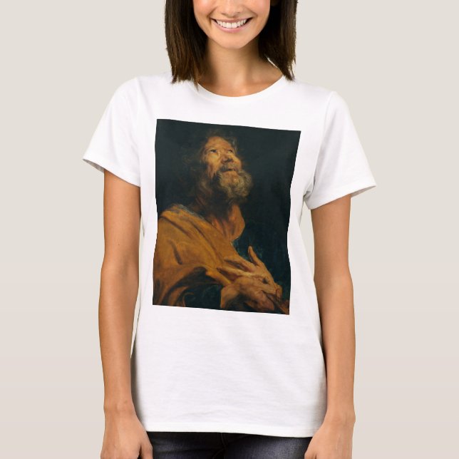 Saint Peter by Antoon van Dyck  T-Shirt (Front)