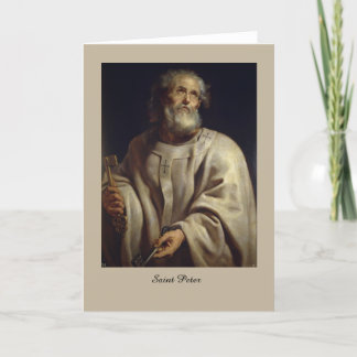 Saint Peter by Peter Paul Rubens, Greeting Card