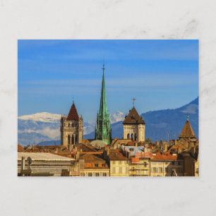 Saint Peter cathedral, Geneva, Switzerland Postcard