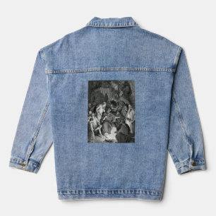 Saint Peter Denying Christ Gustave Dore Biblical A Denim Jacket